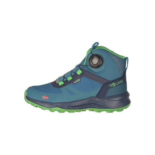 Trollkids Buty turystyczne &quot;Trollfjord Mid XT&quot; w kolorze niebieskim ze sklepu Limango Polska w kategorii Buty trekkingowe dziecięce - zdjęcie 186155598
