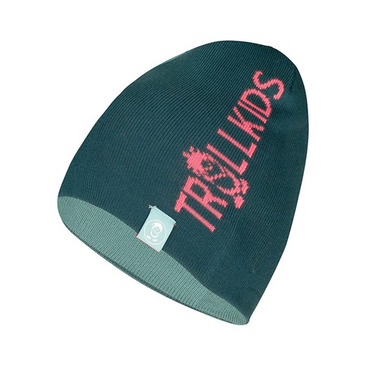 Trollkids Dwustronna czapka beanie &quot;Troll&quot; w kolorze turkusowym ze sklepu Limango Polska w kategorii Czapki dziecięce - zdjęcie 186155709
