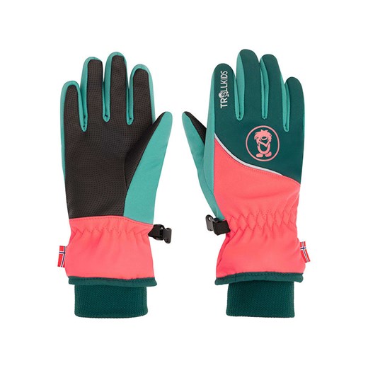 Trollkids Rękawiczki funkcyjne &quot;Trolltunga&quot; w kolorze morskim ze sklepu Limango Polska w kategorii Rękawiczki dziecięce - zdjęcie 186155726