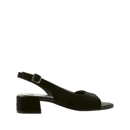 Högl Skórzane sandały w kolorze czarnym ze sklepu Limango Polska w kategorii Sandały damskie - zdjęcie 186156099