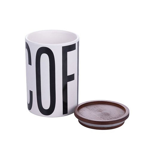 TINTEUNICHE Pojemnik &quot;Bigismore - Coffee&quot; w kolorze białym - 750 ml ze sklepu Limango Polska w kategorii Pojemniki kuchenne - zdjęcie 186156159