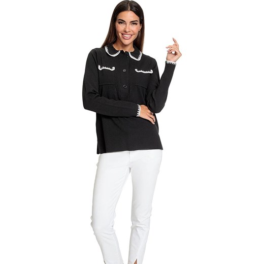 Heine Sweter w kolorze czarnym Heine 34 wyprzedaż Limango Polska