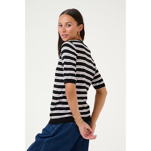 Kaffe Sweter w kolorze czarno-białym Kaffe L wyprzedaż Limango Polska