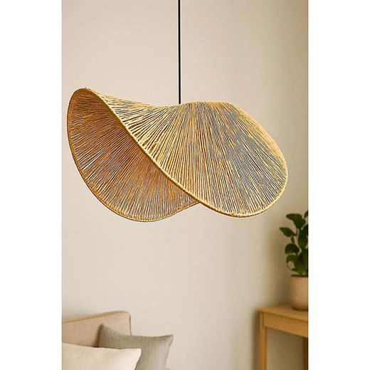 ABERTO DESIGN Lampa wisząca w kolorze beżowym - wys. 53 x Ø 50 cm Aberto Design onesize Limango Polska okazyjna cena