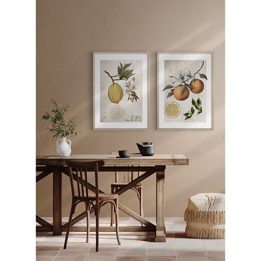Ars Longa Druk artystyczny "Lemon Life Cycle" w ramce - 70 x 50 cm Ars Longa onesize okazja Limango Polska
