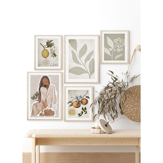 Ars Longa Druk artystyczny "Lemon Life Cycle" w ramce - 70 x 50 cm Ars Longa onesize promocja Limango Polska