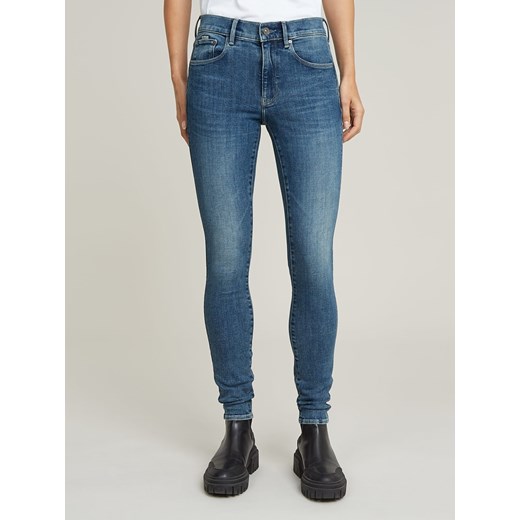 G-Star Dżinsy &quot;3301&quot; - Skinny fit - w kolorze niebieskim ze sklepu Limango Polska w kategorii Jeansy damskie - zdjęcie 186157409