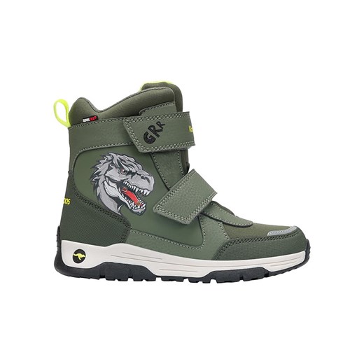 Kangaroos Kozaki zimowe &quot;K-MJ Luxor V RTX SL&quot; w kolorze khaki ze sklepu Limango Polska w kategorii Buty zimowe dziecięce - zdjęcie 186157668
