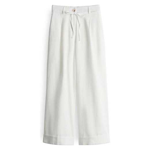 OPUS Spodnie w kolorze białym Opus 40 okazja Limango Polska