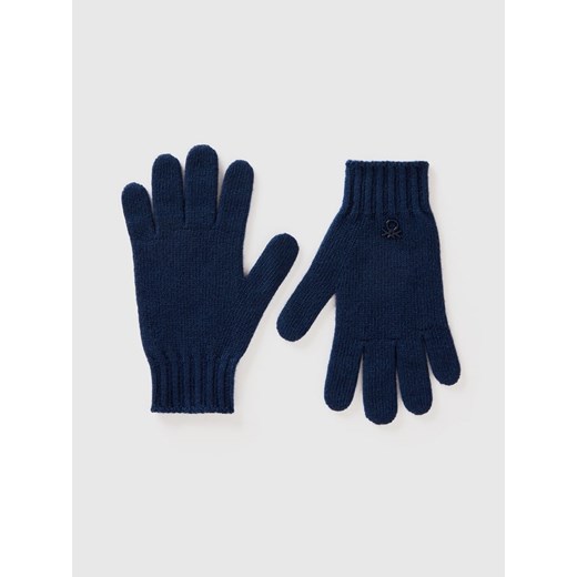 Benetton Rękawiczki w kolorze granatowym ze sklepu Limango Polska w kategorii Rękawiczki dziecięce - zdjęcie 186158085