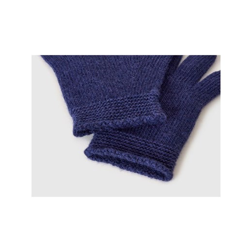 Benetton Rękawiczki w kolorze granatowym 104 Limango Polska promocyjna cena