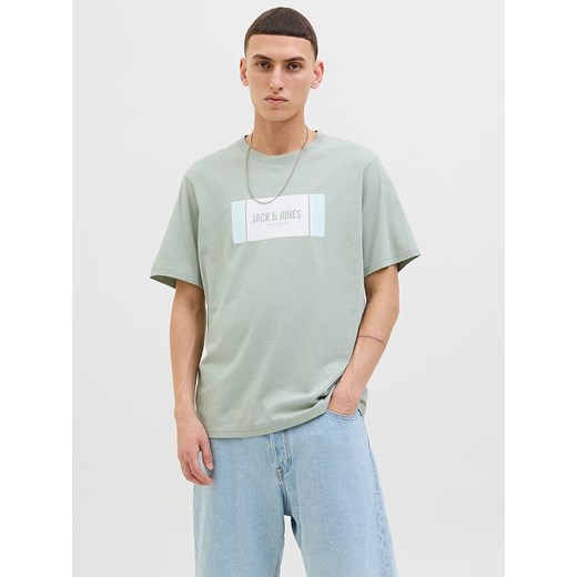 Jack &amp; Jones Koszulka w kolorze jasnozielonym ze sklepu Limango Polska w kategorii T-shirty męskie - zdjęcie 186158336