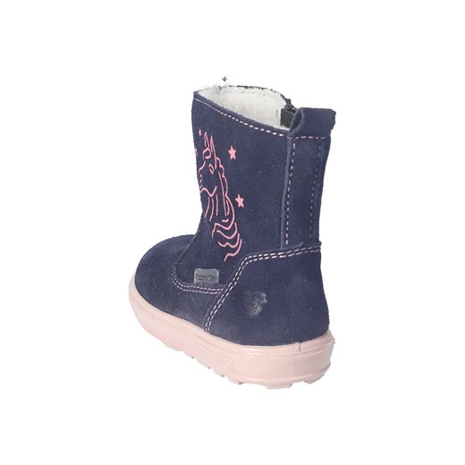 PEPINO Skórzane kozaki zimowe &quot;Cosa-S&quot; w kolorze granatowym Pepino 22 promocja Limango Polska