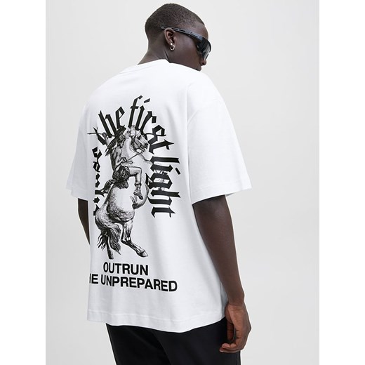 Jack &amp; Jones Koszulka w kolorze białym Jack & Jones L okazyjna cena Limango Polska