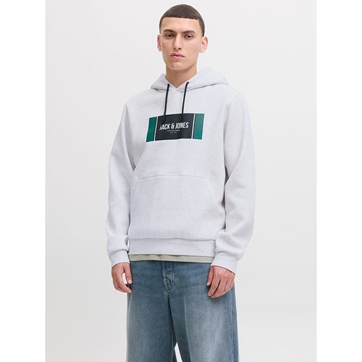 Jack &amp; Jones Bluza w kolorze jasnoszarym ze sklepu Limango Polska w kategorii Bluzy męskie - zdjęcie 186159575