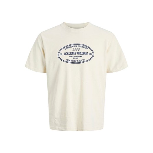 Jack &amp; Jones Koszulka w kolorze kremowym ze sklepu Limango Polska w kategorii T-shirty męskie - zdjęcie 186159598