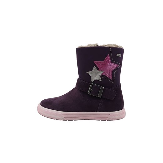 Lurchi Skórzane botki zimowe &quot;Baila&quot; w kolorze fioletowym ze sklepu Limango Polska w kategorii Buty zimowe dziecięce - zdjęcie 186160008