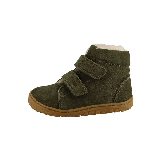 Lurchi Skórzane buty &quot;Nik&quot; w kolorze khaki do chodzenia na boso Lurchi 25 Limango Polska promocja