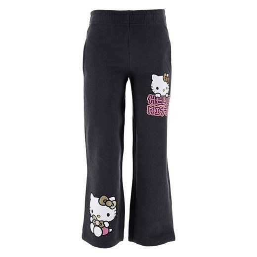 Hello Kitty Spodnie &quot;Hello Kitty&quot; w kolorze antracytowym ze sklepu Limango Polska w kategorii Spodnie dziewczęce - zdjęcie 186160356