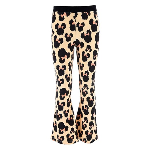 Disney Minnie Mouse Legginsy &quot;Minnie&quot; w kolorze beżowo-czarnym ze sklepu Limango Polska w kategorii Spodnie dziewczęce - zdjęcie 186160367