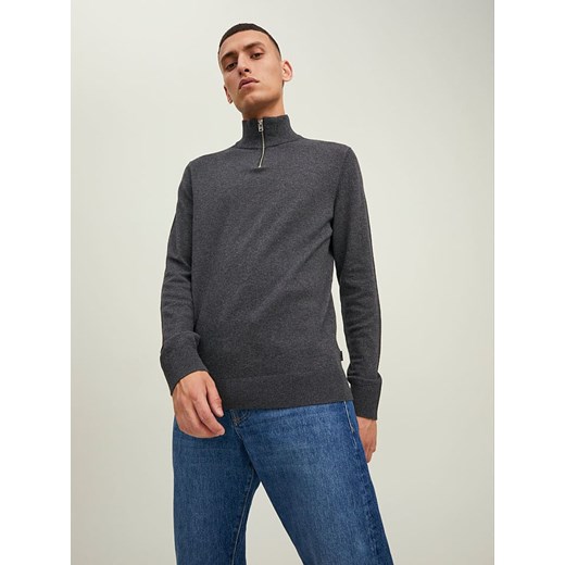 Jack &amp; Jones Sweter w kolorze antracytowym Jack & Jones S promocja Limango Polska