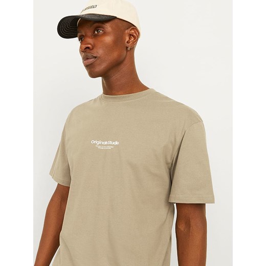 Jack &amp; Jones Koszulka w kolorze beżowym Jack & Jones XL okazyjna cena Limango Polska