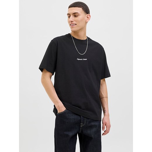 Jack &amp; Jones Koszulka w kolorze czarnym ze sklepu Limango Polska w kategorii T-shirty męskie - zdjęcie 186160477