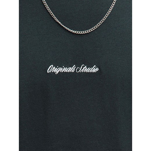 Jack &amp; Jones Koszulka w kolorze ciemnozielonym Jack & Jones XL promocja Limango Polska