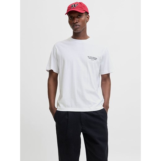 Jack &amp; Jones Koszulka w kolorze białym ze sklepu Limango Polska w kategorii T-shirty męskie - zdjęcie 186160506