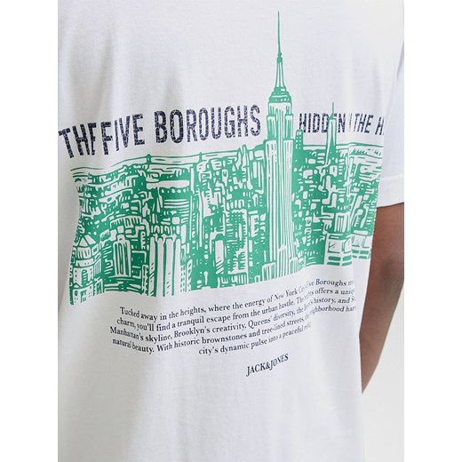 Jack &amp; Jones Koszulka w kolorze białym Jack & Jones S okazja Limango Polska
