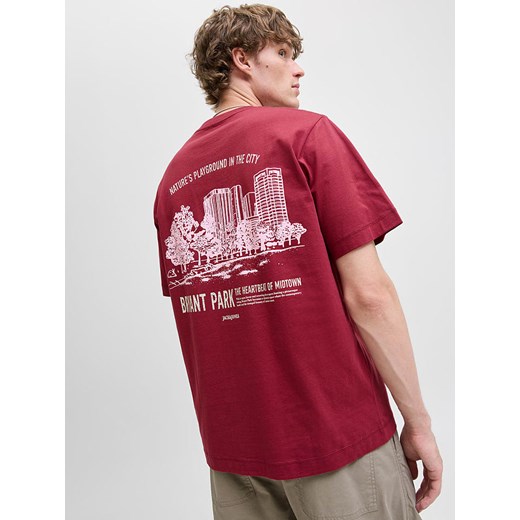 Jack &amp; Jones Koszulka w kolorze bordowym Jack & Jones L promocja Limango Polska