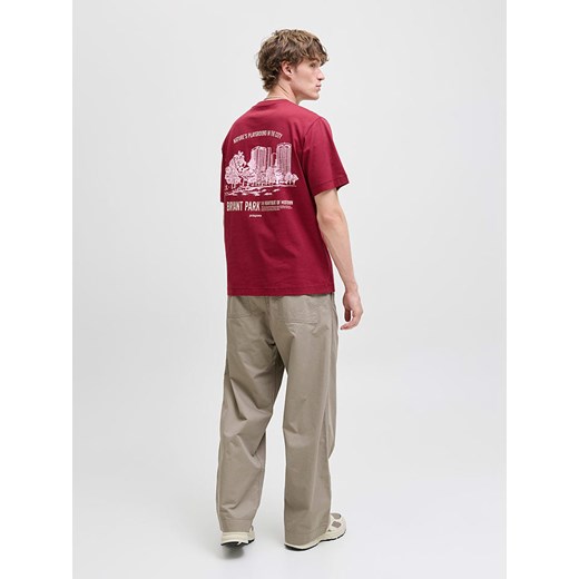 Jack &amp; Jones Koszulka w kolorze bordowym Jack & Jones XL okazyjna cena Limango Polska