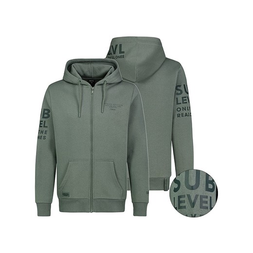 Sublevel Bluza &quot;Nik&quot; w kolorze zielonym ze sklepu Limango Polska w kategorii Bluzy męskie - zdjęcie 186160596