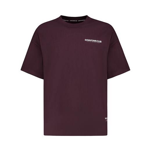 Sublevel Koszulka &quot;Linus&quot; w kolorze ciemnofioletowym ze sklepu Limango Polska w kategorii T-shirty męskie - zdjęcie 186160646