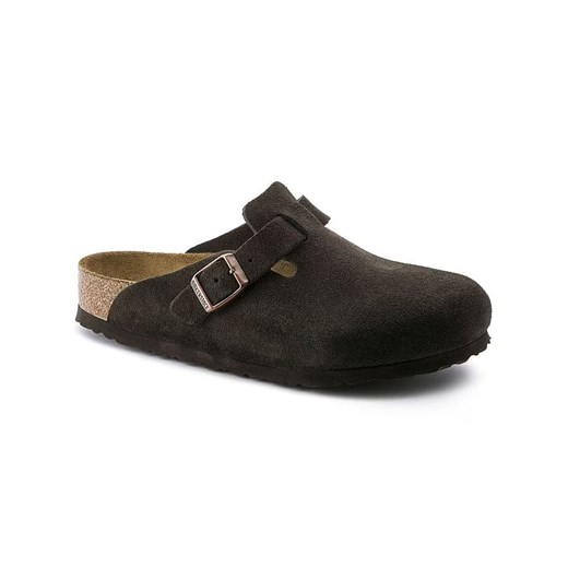 Birkenstock Skórzane chodaki "Boston" w kolorze brązowym 39 okazja Limango Polska
