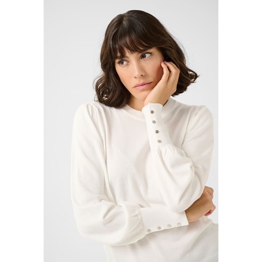Kaffe Sweter w kolorze białym Kaffe M okazyjna cena Limango Polska