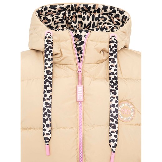 Zwillingsherz Kamizelka pikowana &quot;Wild Hearts&quot; w kolorze beżowym Zwillingsherz L okazja Limango Polska