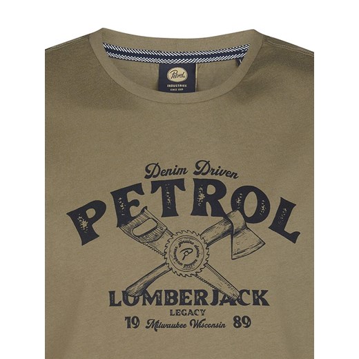 Petrol Koszulka w kolorze szarobrązowym Petrol 3XL okazja Limango Polska