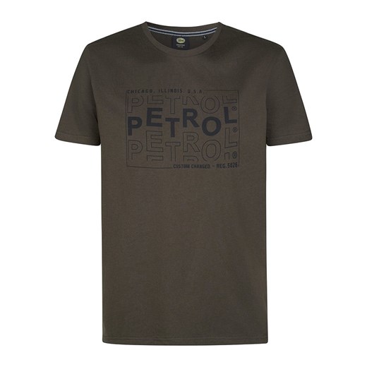 Petrol Koszulka w kolorze ciemnobrązowym ze sklepu Limango Polska w kategorii T-shirty męskie - zdjęcie 186161269