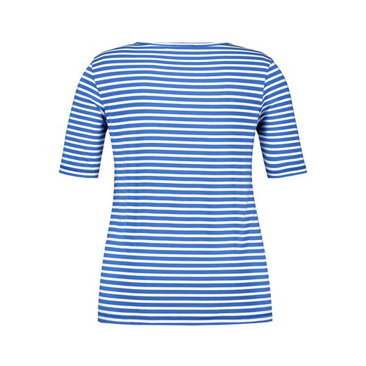 SAMOON Koszulka w kolorze niebiesko-białym Samoon 46 okazyjna cena Limango Polska