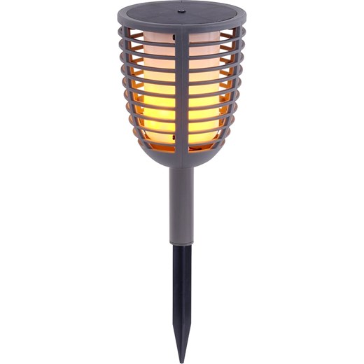näve Ogrodowa lampa solarna LED 2w1 w kolorze szarym ze sklepu Limango Polska w kategorii Dekoracje i akcesoria ogrodowe - zdjęcie 186161806