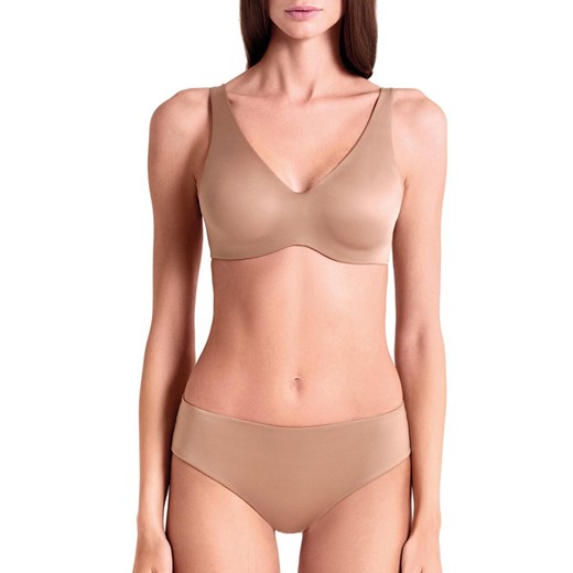 Biustonosz usztywniany na fiszbinach ciemnobeżowy Ultra, Kolor ciemnobeżowy, Rozmiar 70B, Lormar ze sklepu Intymna w kategorii Biustonosze - zdjęcie 186163048