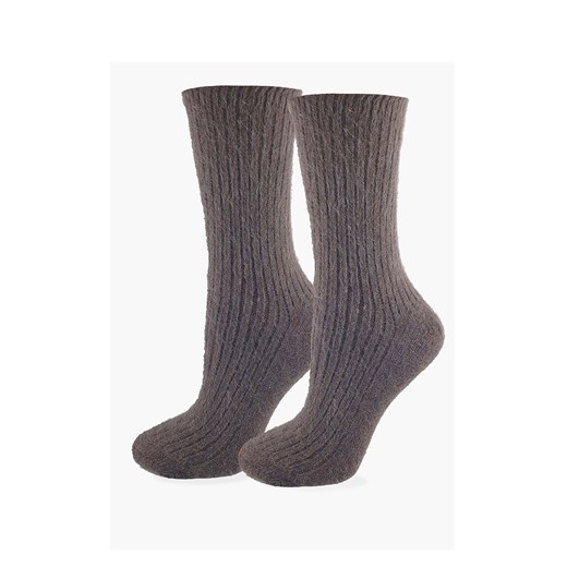 Marilyn ciepłe skarpetki damskie brązowe Angora F28, Kolor brązowy, Rozmiar 36-40, Marilyn ze sklepu Intymna w kategorii Skarpetki damskie - zdjęcie 186163229