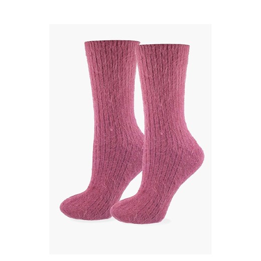 Marilyn ciepłe skarpetki damskie różowe Angora F28, Kolor różowy, Rozmiar 36-40, Marilyn ze sklepu Intymna w kategorii Skarpetki damskie - zdjęcie 186163235