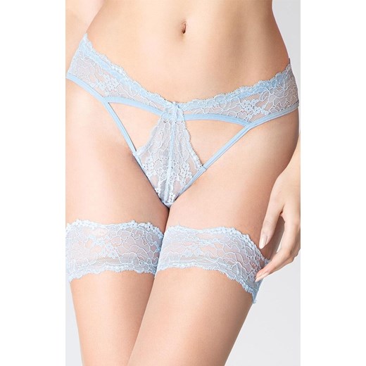 Marilyn koronkowe figi damskie z perłami Blue Pearls, Kolor niebieski, Rozmiar L, Marilyn ze sklepu Intymna w kategorii Majtki damskie - zdjęcie 186163255
