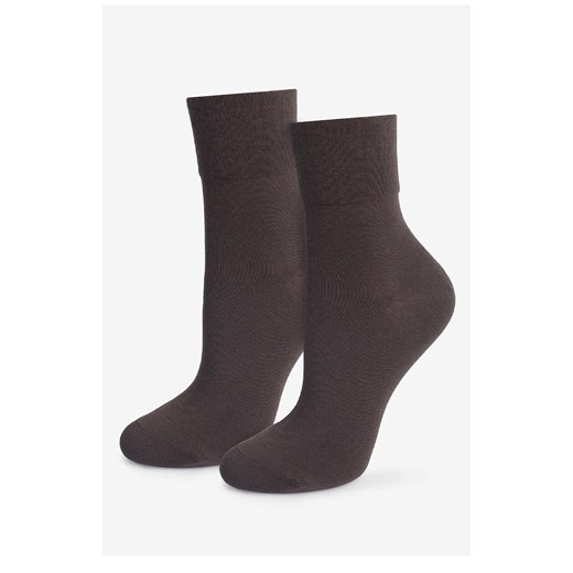 Marilyn brązowe skarpetki z jedwabiem Silk Socks, Kolor brązowy, Rozmiar 36-40, Marilyn ze sklepu Intymna w kategorii Skarpetki damskie - zdjęcie 186163408