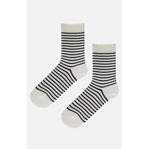 Marilyn skarpetki damskie w paski Stripes, Kolor biało-czarny, Rozmiar 36-40, Marilyn ze sklepu Intymna w kategorii Skarpetki damskie - zdjęcie 186163417