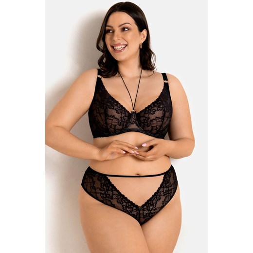 Biustonosz miękki soft koronkowy Magic 19235, Kolor czarny, Rozmiar 100C, Mediolano ze sklepu Intymna w kategorii Biustonosze - zdjęcie 186163479