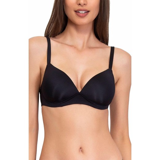 Biustonosz usztywniany bez fiszbin czarny 1568 Fantastic, Kolor czarny, Rozmiar 75B, Sielei ze sklepu Intymna w kategorii Biustonosze - zdjęcie 186163656