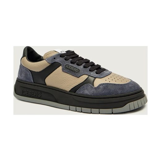Iceberg Skórzane sneakersy Clock V2 ze sklepu Gomez Fashion Store w kategorii Buty sportowe męskie - zdjęcie 186164246